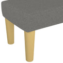 vidaXL sötétszürke szövet pad 100 x 30 x 30 cm