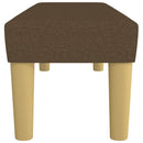 vidaXL barna szövet pad 100 x 30 x 30 cm