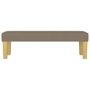 vidaXL tópszínű szövet pad 100 x 30 x 30 cm