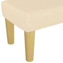 vidaXL | pad | Krém 100 x 30 x 30 cm szövet