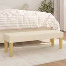 vidaXL | pad | Krém 100 x 30 x 30 cm szövet