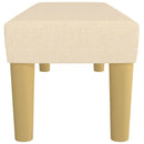 vidaXL | pad | Krém 100 x 30 x 30 cm szövet