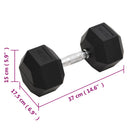 vidaXL öntöttvas egykezes súlyzó 22,5 kg