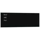 vidaXL fekete falra szerelhető edzett üveg mágnestábla 60 x 20 cm 