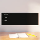 vidaXL fekete falra szerelhető edzett üveg mágnestábla 60 x 20 cm 