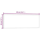 vidaXL fehér falra szerelhető edzett üveg mágnestábla 60 x 20 cm 