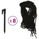 vidaXL felfújható karácsonyi Mikulás LED-ekkel 370 cm