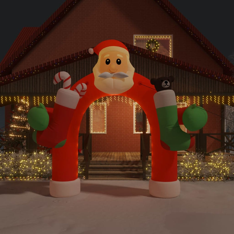 vidaXL felfújható karácsonyi boltív LED-ekkel 320 cm