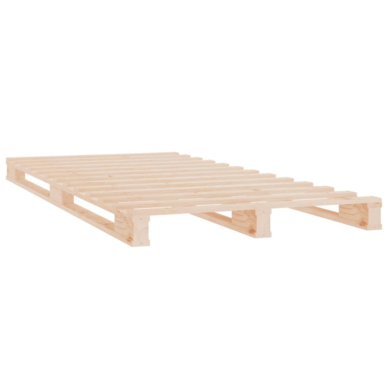 vidaXL tömör fenyőfa ágy matrac nélkül 90 x 200 cm