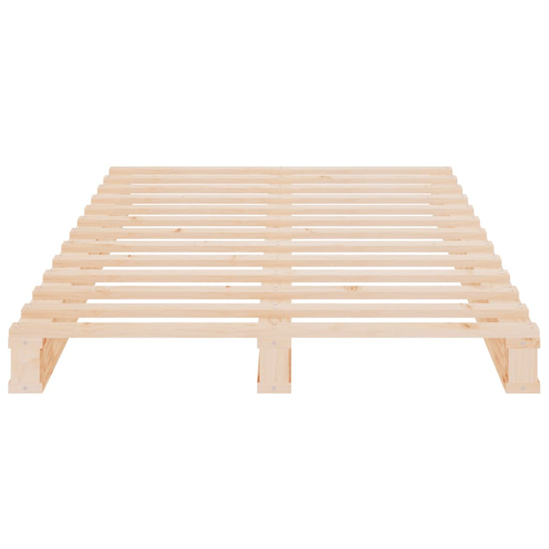 vidaXL tömör fenyőfa ágy matrac nélkül 90 x 200 cm