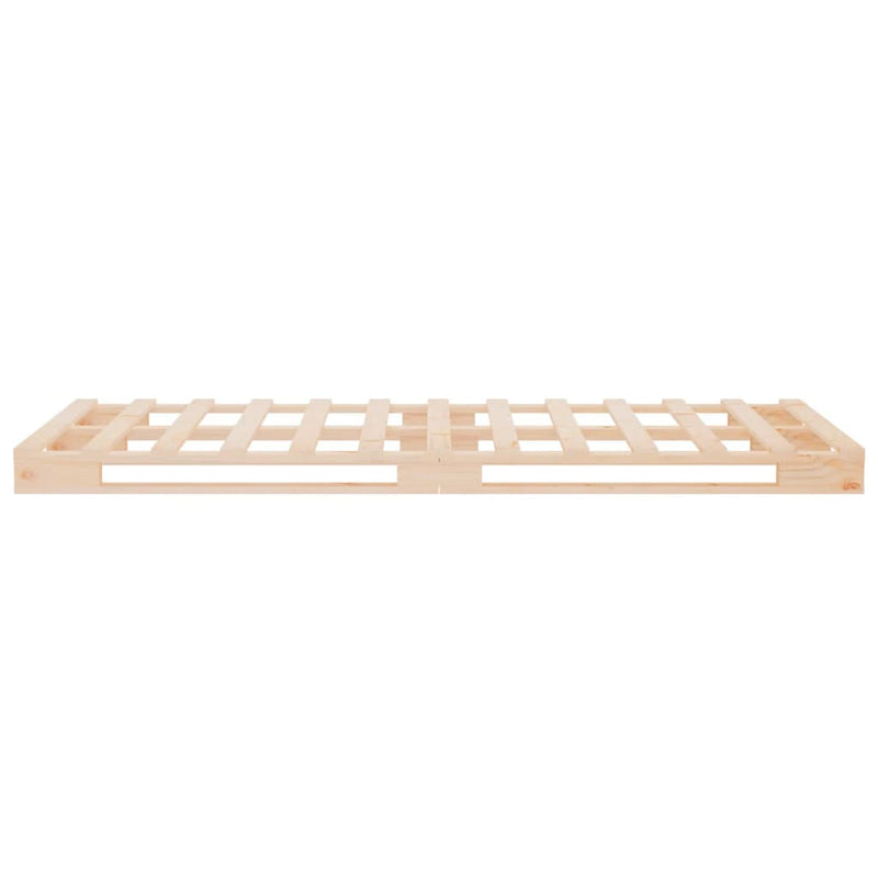 vidaXL tömör fenyőfa ágy matrac nélkül 100 x 200 cm