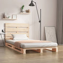 vidaXL tömör fenyőfa ágy matrac nélkül 100 x 200 cm
