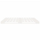 vidaXL fehér tömör fenyőfa ágy matrac nélkül 160 x 200 cm