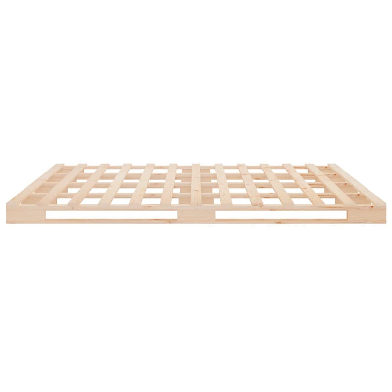 vidaXL tömör fenyőfa ágy matrac nélkül 200 x 200 cm