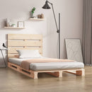 vidaXL tömör fenyőfa ágy matrac nélkül 75 x 190 cm