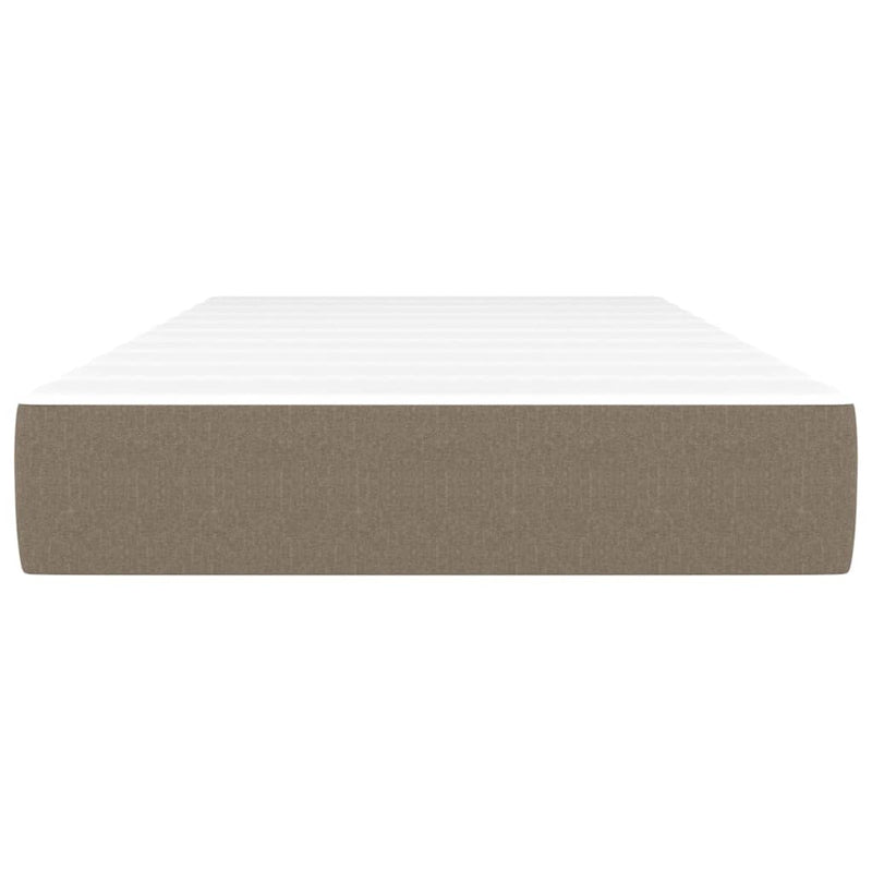 vidaXL tópszínű szövet zsebrugós ágymatrac 80 x 200 x 20 cm