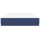 vidaXL kék szövet zsebrugós ágymatrac 80 x 200 x 20 cm