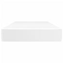 vidaXL fehér műbőr zsebrugós ágymatrac 90x190x20  cm
