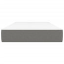 vidaXL sötétszürke szövet zsebrugós ágymatrac 90 x 200 x 20 cm