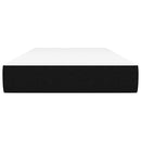 vidaXL fekete szövet zsebrugós ágymatrac 90x200x20 cm