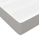 vidaXL világosszürke szövet zsebrugós ágymatrac közepes keménységű 180x200x20 cm
