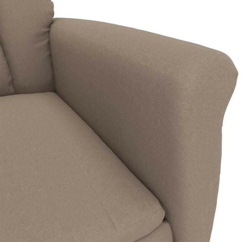vidaXL Taupe Fotel Tópszínű 70.5 x 96.5 x 95 cm Poliészter