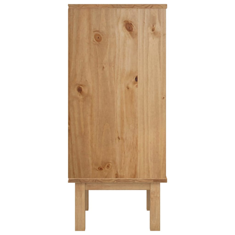 vidaXL OTTA tömör fenyőfa fiókos szekrény 76,5 x 39,5 x 90 cm