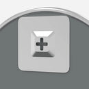 vidaXL ezüstszínű falitükör Ø 20 cm Kerek