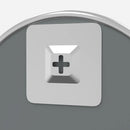 vidaXL ezüstszínű falitükör Ø 30 cm Kerek