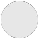 vidaXL ezüstszínű falitükör Ø 50 cm Kerek