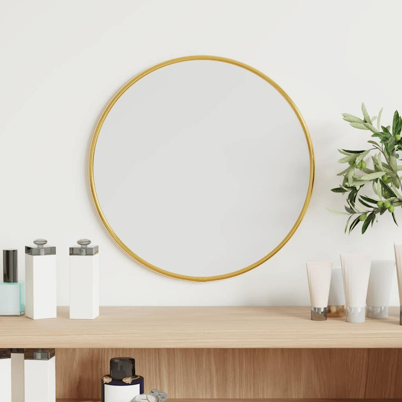 vidaXL arany falitükör Ø 30 cm Kerek