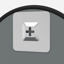 vidaXL fekete falitükör Ø 20 cm Kerek