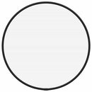 vidaXL fekete falitükör Ø 30 cm Kerek