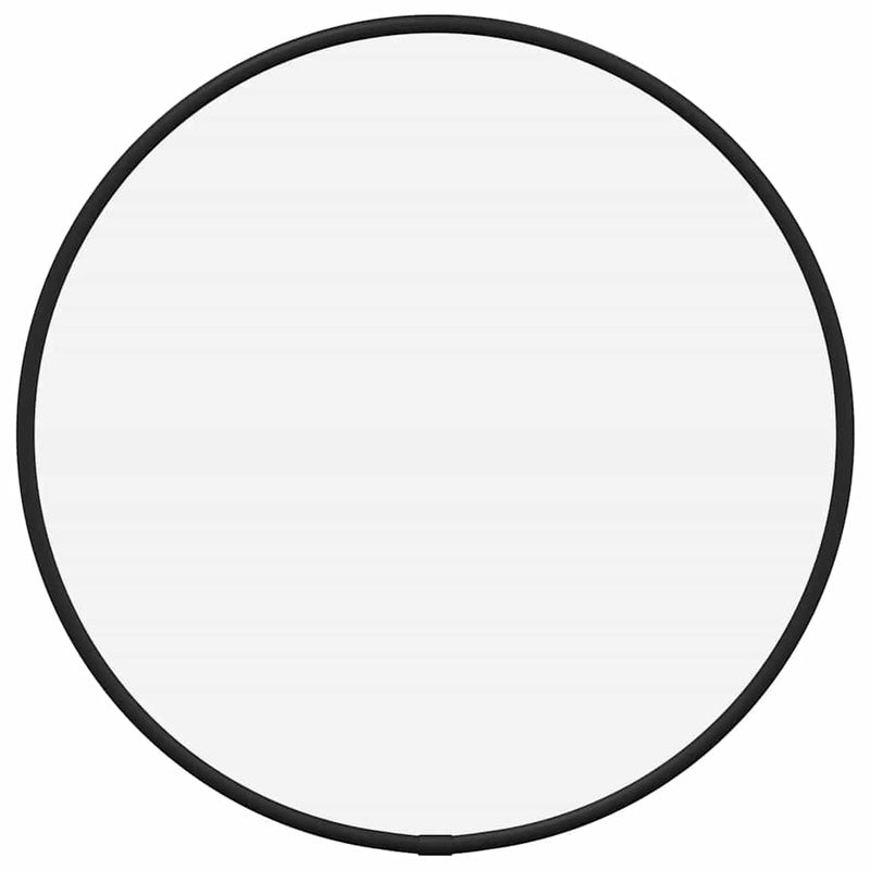 vidaXL fekete falitükör Ø 30 cm Kerek