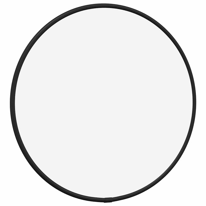vidaXL fekete falitükör Ø 30 cm Kerek