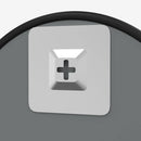 vidaXL fekete falitükör Ø 40 cm Kerek