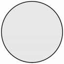 vidaXL fekete falitükör Ø 50 cm Kerek