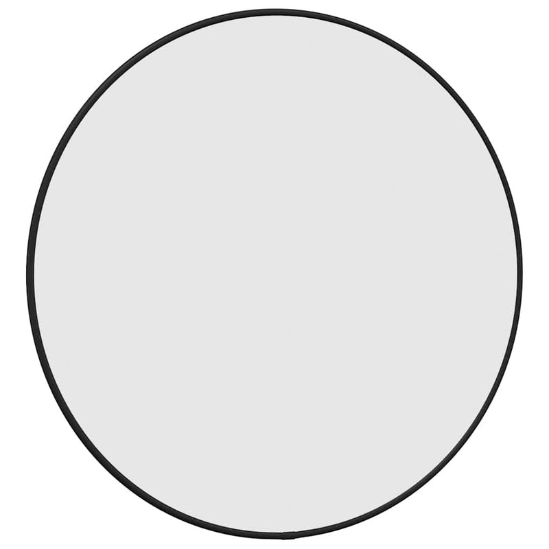 vidaXL fekete falitükör Ø 50 cm Kerek