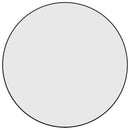 vidaXL fekete falitükör Ø 60 cm Kerek