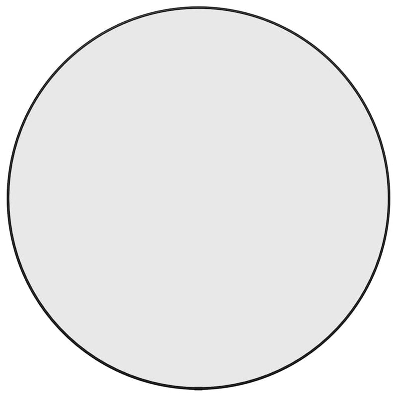 vidaXL fekete falitükör Ø 60 cm Kerek