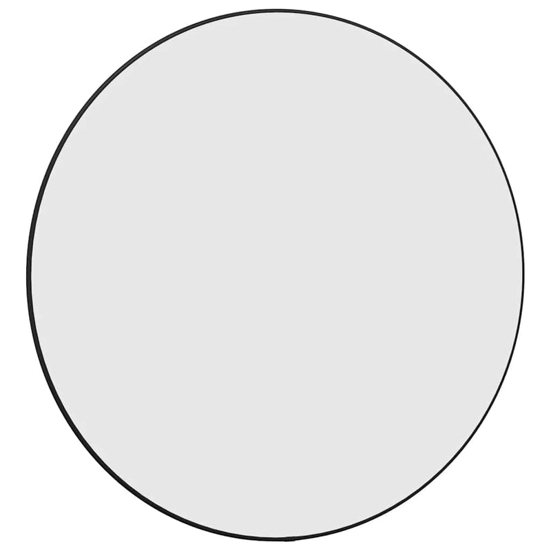 vidaXL fekete falitükör Ø 60 cm Kerek