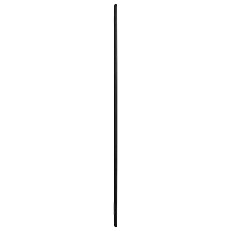 vidaXL fekete falitükör Ø 60 cm Kerek