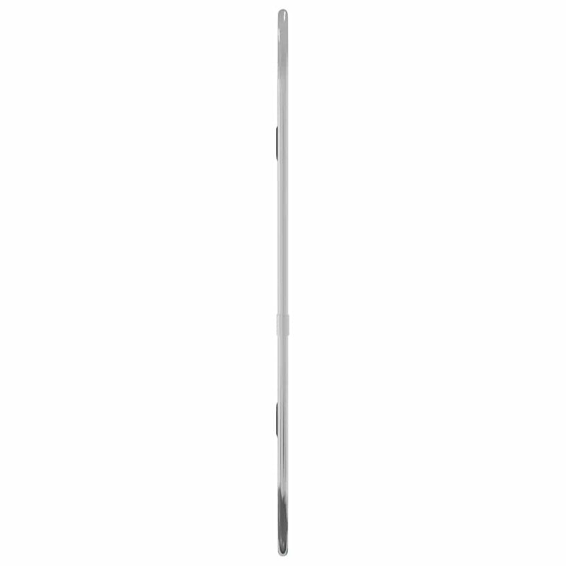 vidaXL ezüstszínű ovális falitükör 40x15 cm