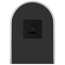 vidaXL ezüstszínű ovális falitükör 40x15 cm