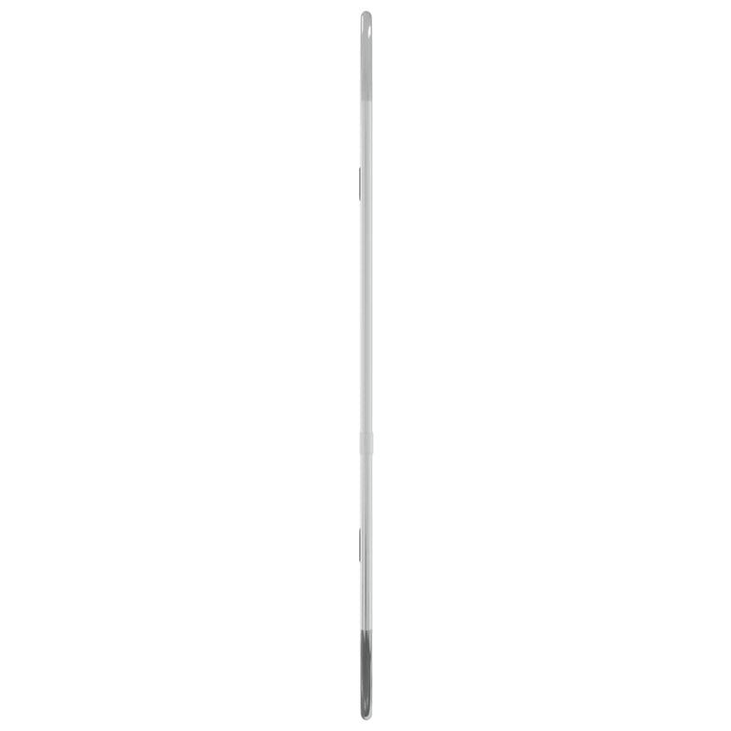 vidaXL ezüstszínű ovális falitükör 50 x 20 cm