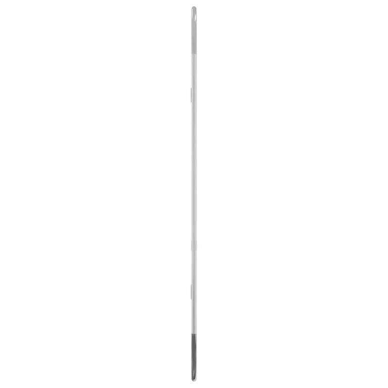vidaXL ezüstszínű ovális falitükör 60x25 cm