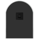 vidaXL ezüstszínű ovális falitükör 60x25 cm