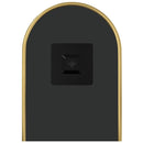 vidaXL aranyszínű ovális falitükör 40x15 cm