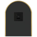 vidaXL aranyszínű ovális falitükör 60x25 cm