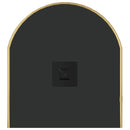 vidaXL aranyszínű ovális falitükör 70x30 cm